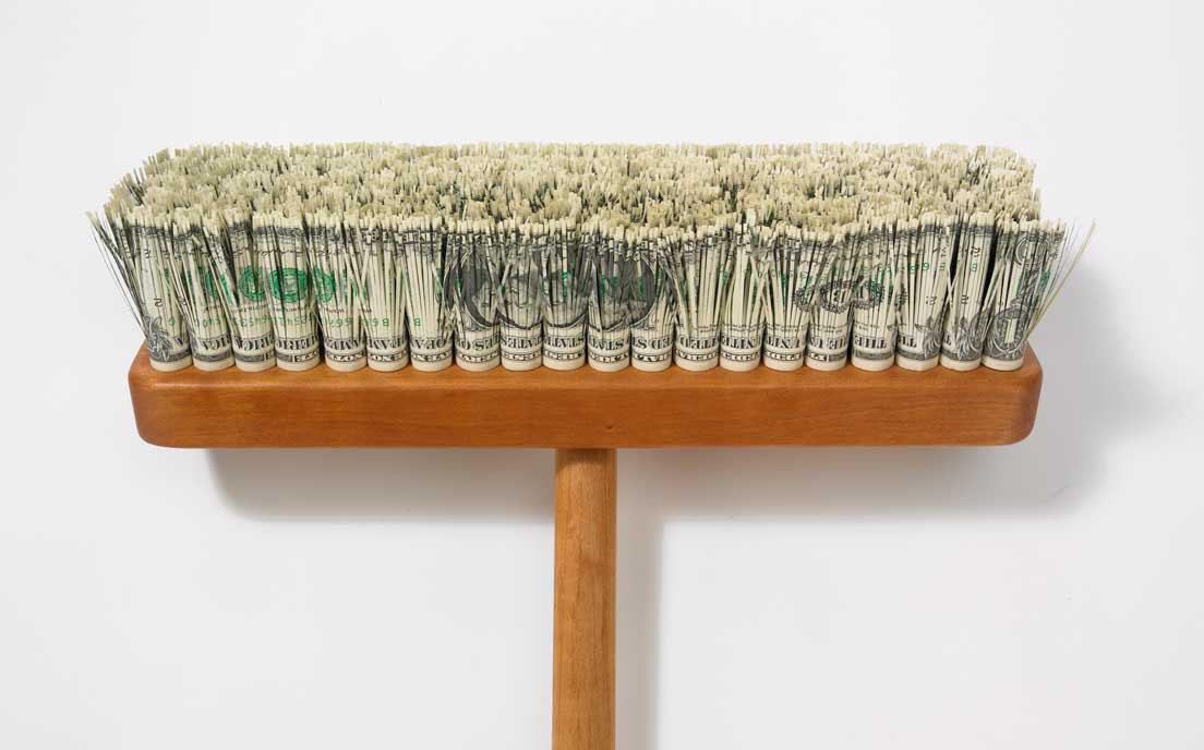 Dollar Broom by Mark Wagner New brooms sweep well :)
